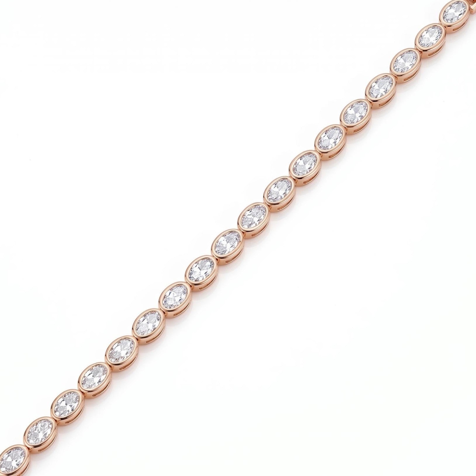 Oval Cut Bubble Bracelet (0.2ct each)