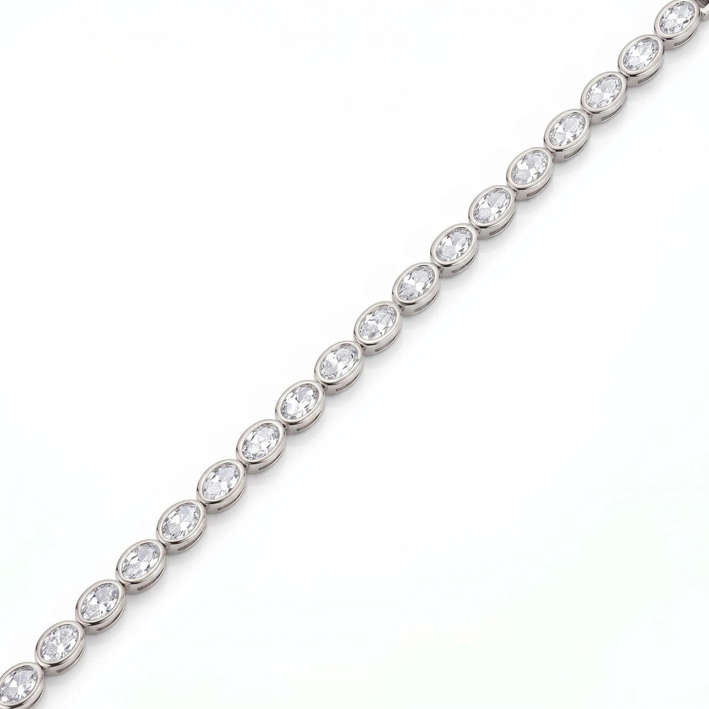 Oval Cut Bubble Bracelet (0.2ct each)