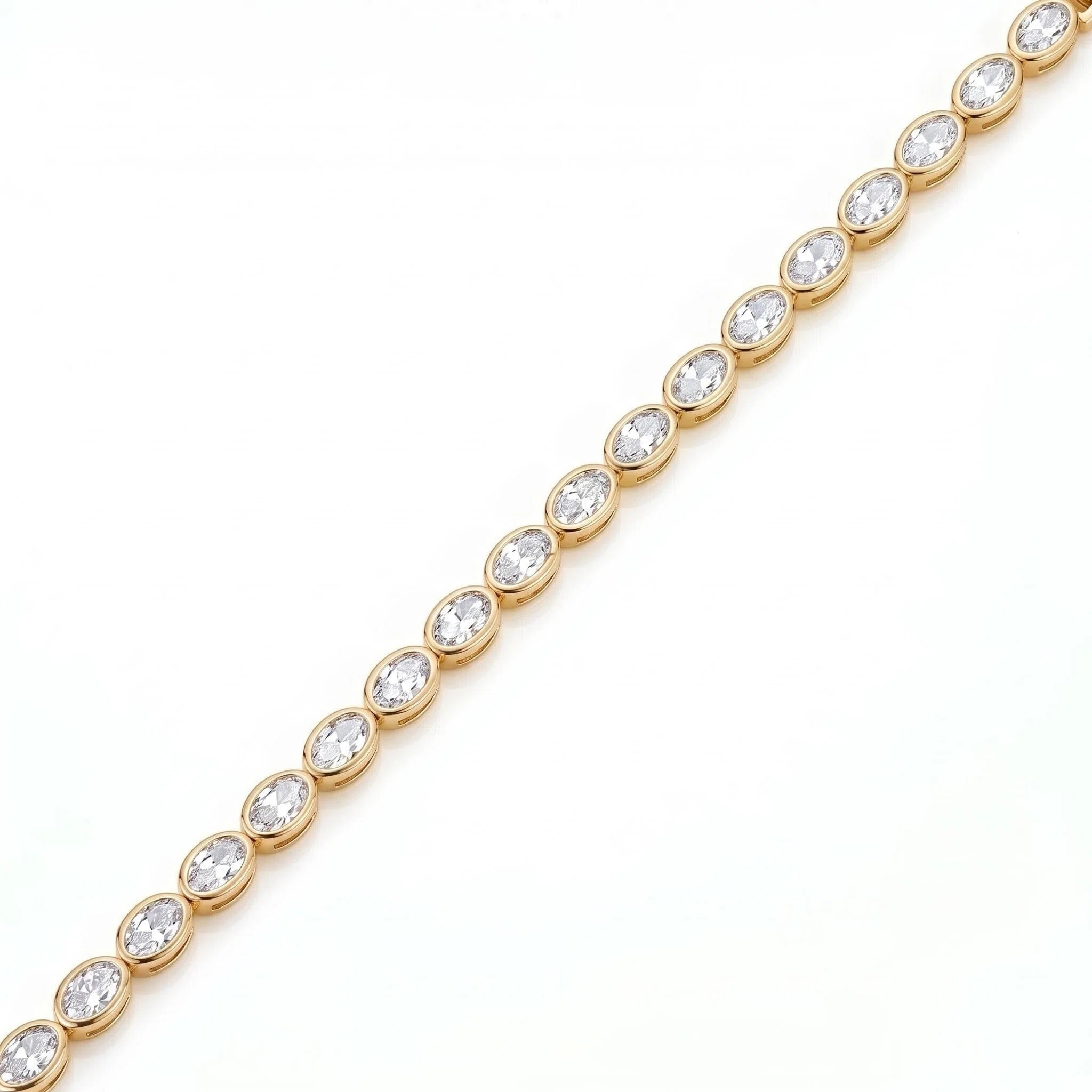 Oval Cut Bubble Bracelet (0.2ct each)