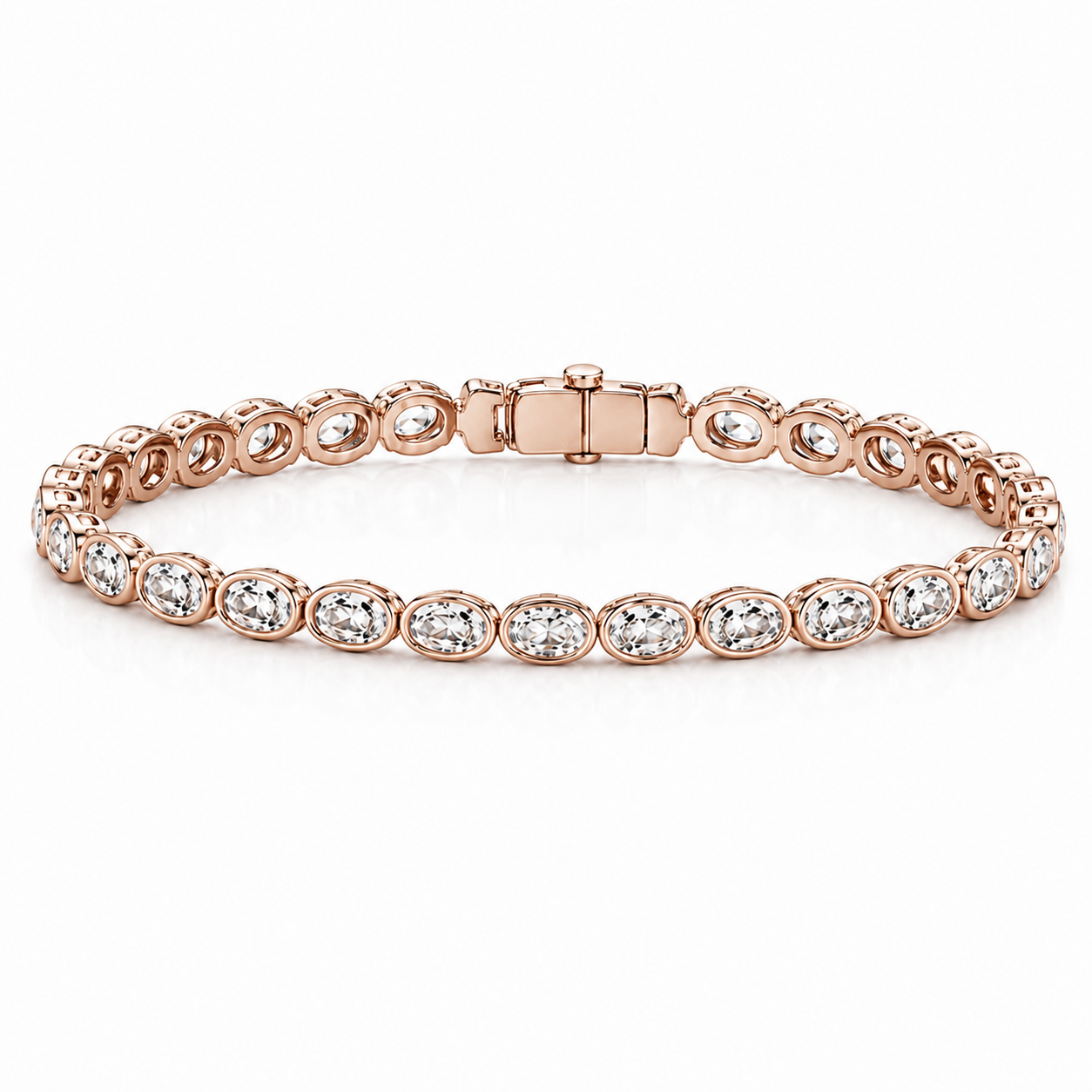Oval Cut Bubble Bracelet (0.2ct each)