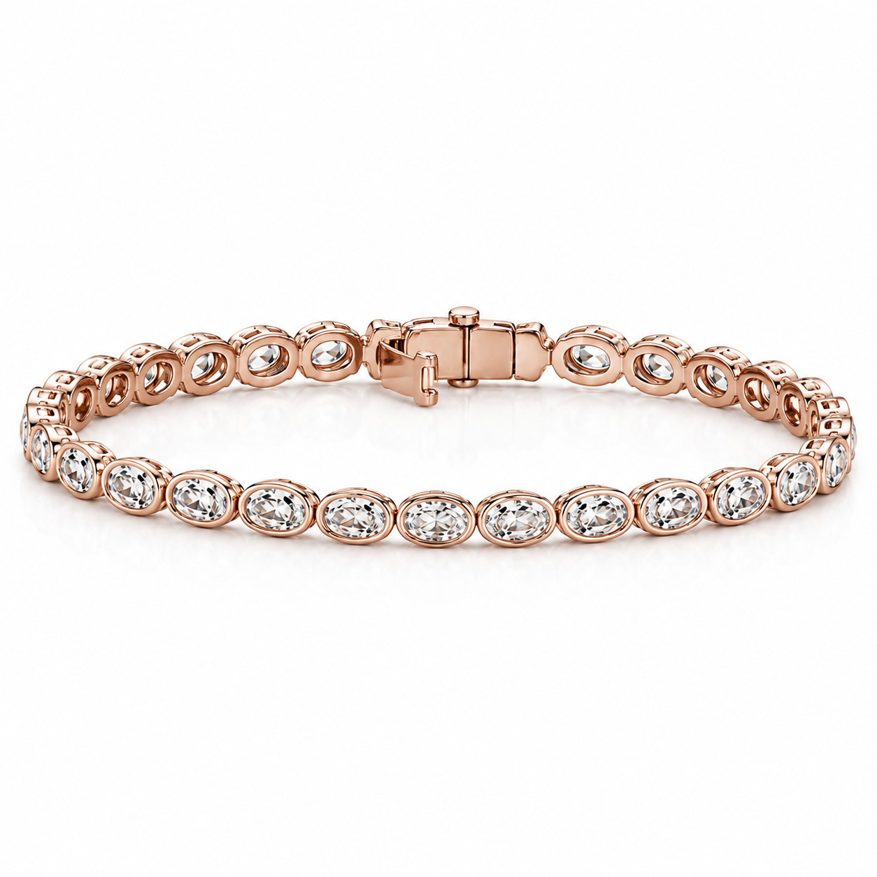 Oval Cut Bubble Bracelet (0.2ct each)