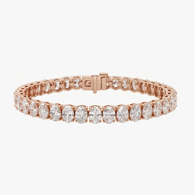 Oval Cut Classic Bracelet (0.2ct each)