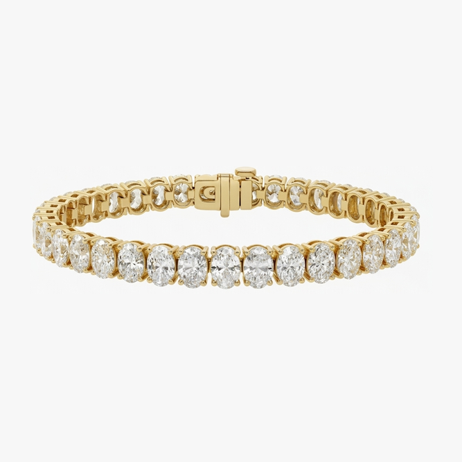 Oval Cut Classic Bracelet (0.2ct each)