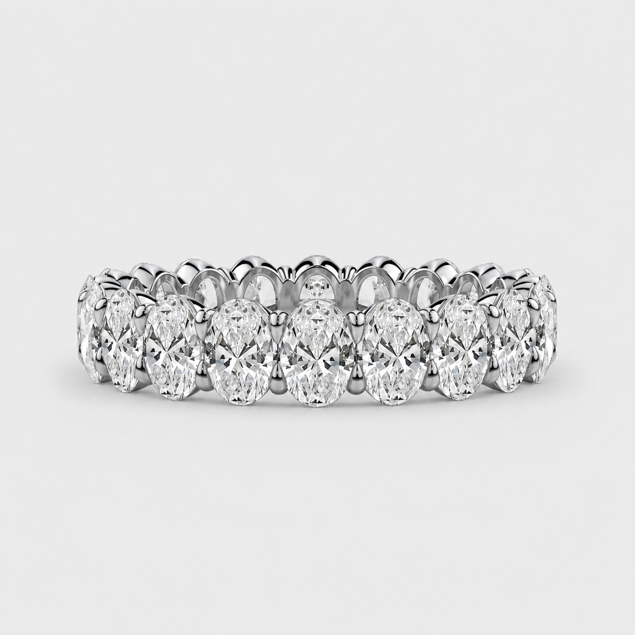 Oval Eternity Ring (0.2ct each)