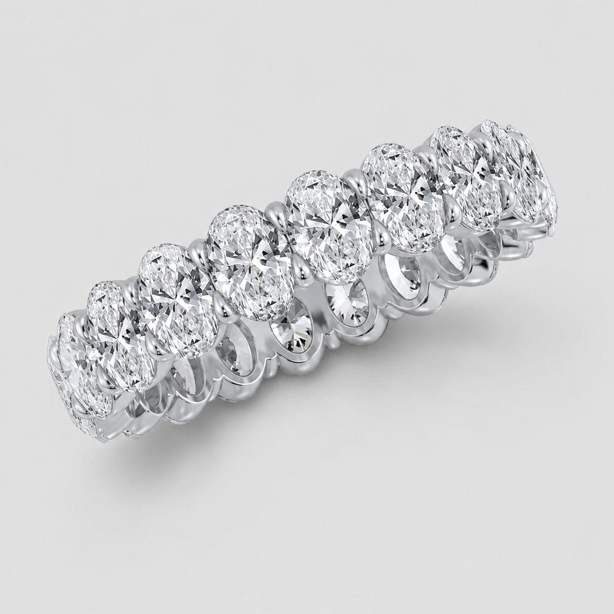 Oval Eternity Ring (0.2ct each)