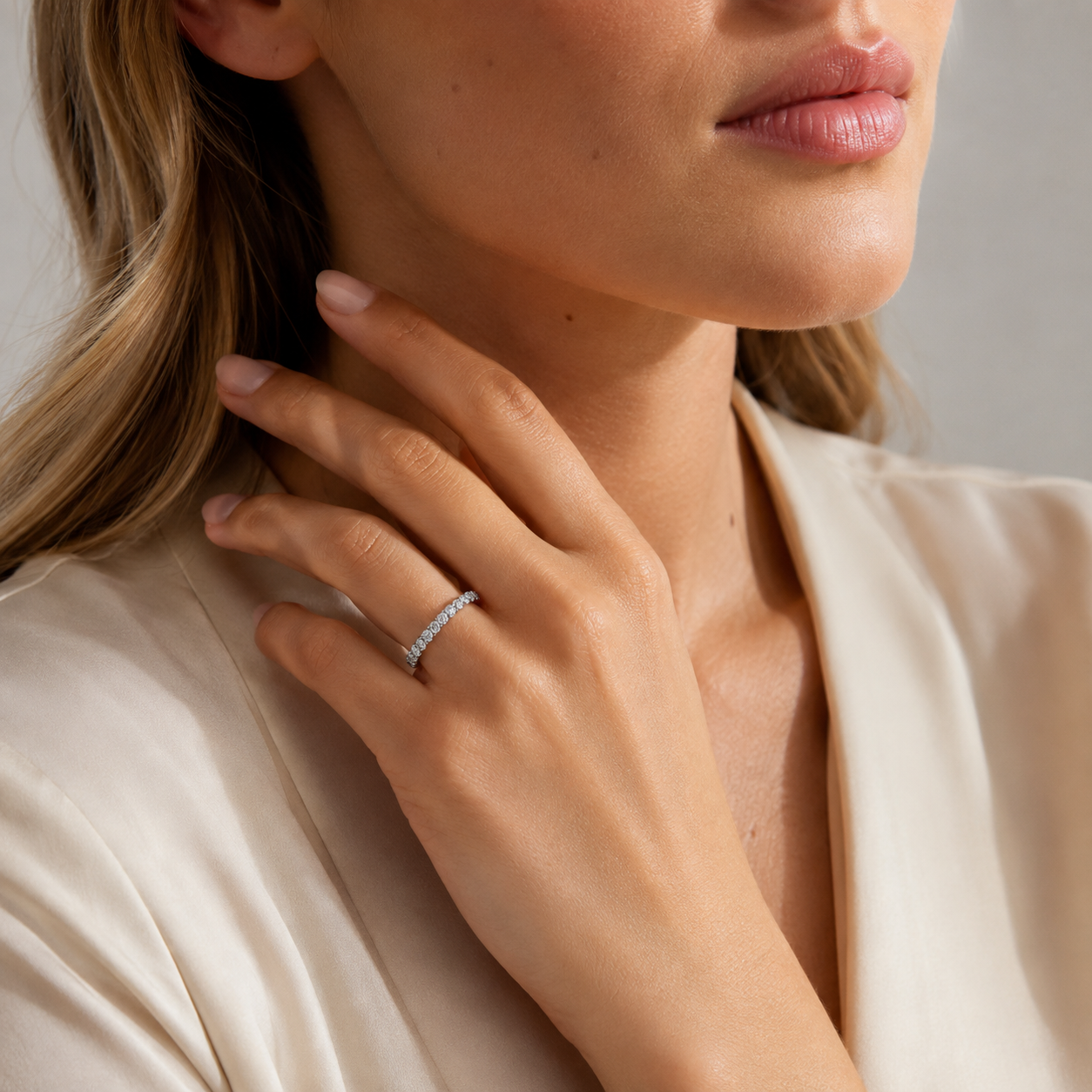 Classic Round Eternity Ring (0.1ct each)