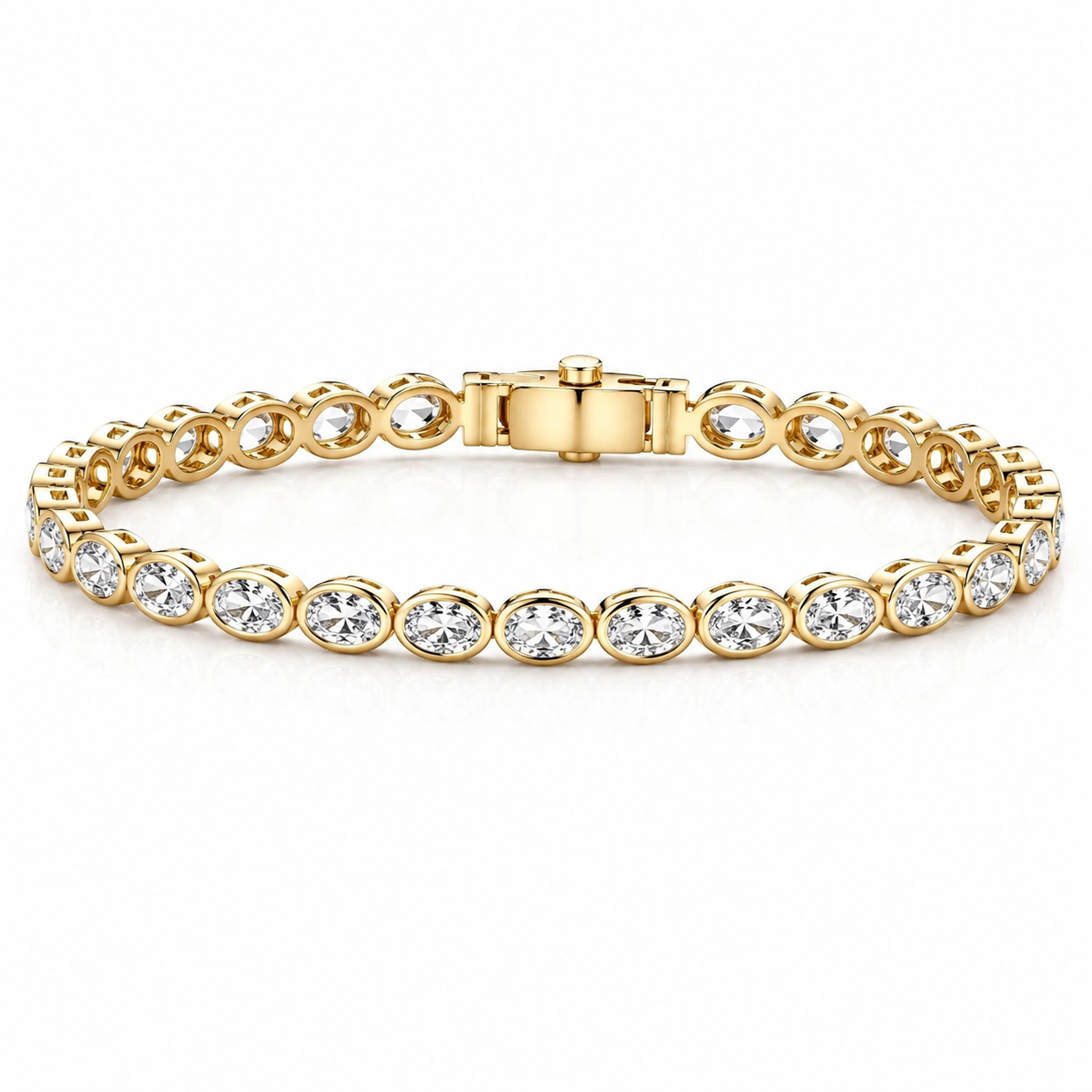 Oval Cut Bubble Bracelet (0.2ct each)
